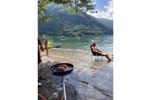 Vakantie italie , luganomeer, Comomeer, aan het strand 🏖