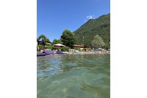 Vakantie italie , luganomeer, Comomeer, aan het strand 🏖