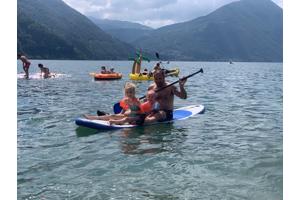 Vakantie italie , luganomeer, Comomeer, aan het strand 🏖