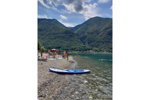 Vakantie italie , luganomeer, Comomeer, aan het strand 🏖