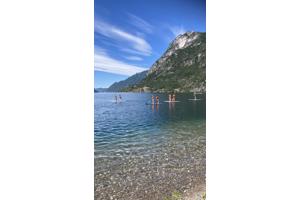 Vakantie italie , luganomeer, Comomeer, aan het strand 🏖