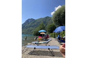 Vakantie italie , luganomeer, Comomeer, aan het strand 🏖