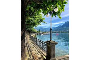 Vakantie italie , luganomeer, Comomeer, aan het strand 🏖