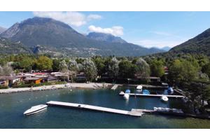 Vakantie italie , luganomeer, Comomeer, aan het strand 🏖