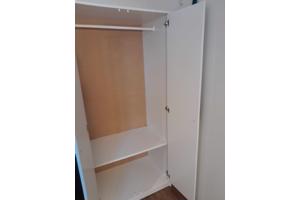 IKEA Kledingkast "Kleppstad" wit79x176cm (ophalen Den Bosch)