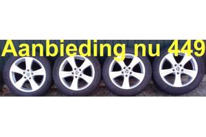 Lichtmetalen velgen + banden 17” voor mercedes E winterset