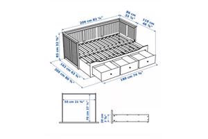 Gratis Hemnes uitschuifbaar bed IKEA