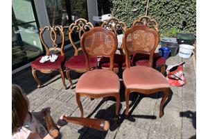 4 biedermeier stoelen voor eettafel
