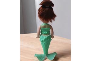 Mermaid zeemeermin pop groen 18cm