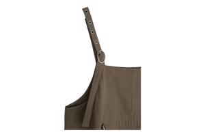 Cashual jurk khaki groen one size