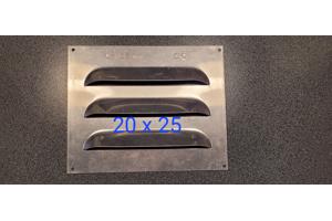 Roosters van plastic en alluminium