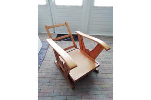 Vintage jaren '50 rokerstoel