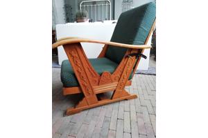 Vintage jaren '50 rokerstoel