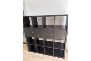 Ikea Kallax kast 147x147x39, zwart