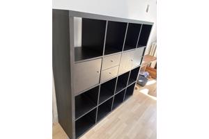 Ikea Kallax kast 147x147x39, zwart