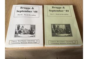 2 Boeken v.BRUGGE rond-& na bevrijding 1944 +tegel v. Brugge