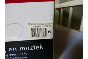 KERST decoratie met verlichting en muziek(intratuin