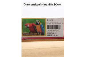 Diamond Painting Pakket - Papegaaien | Ara's - 40x30 cm - Co