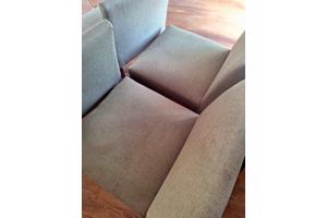 4 groene eetkamerstoelen