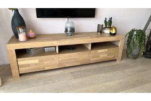 White wash eiken tv meubel 170 brees