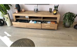 White wash eiken tv meubel 170 brees
