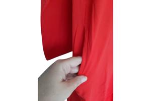 Sweat jurk motorcycle strass steentjes rood XL/XXL