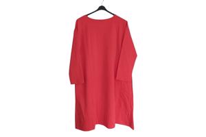 Sweat jurk motorcycle strass steentjes rood XL/XXL