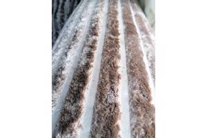 Grote royale loungebank rib taupe