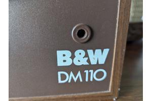 B&amp;W DM110 boxen in goede staat