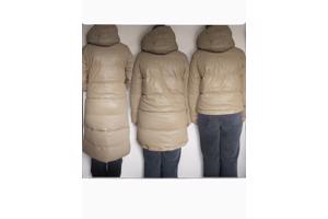 Noemi Kent 3 in 1 jas kort, middellang en lang beige XL/42