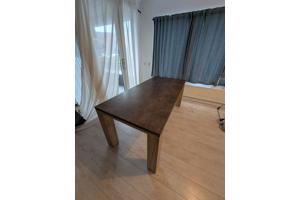 Eettafel 190x90 - Light Grey Eiken/Betonlook