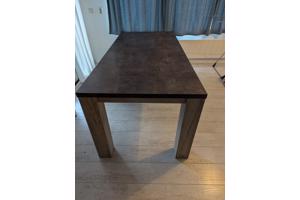 Eettafel 190x90 - Light Grey Eiken/Betonlook
