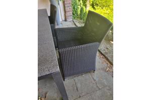 Tuintafel met 4 stoelen