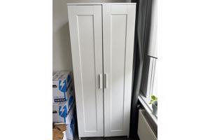 Witte Ikea kast BRIMNES met 2 deuren