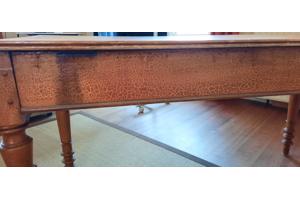 Antiek bakkerstafel met rijsbak