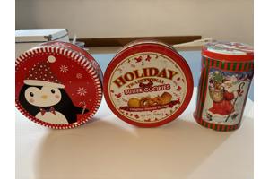 Kerstblik 13,5 cm doorsnee trommel beer kerst beertje trui