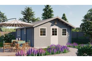 Blokhut - Tuinhuis Cadiz | 44 mm | onbehandeld