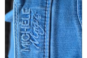 Blauwe broek strets ,maat 46