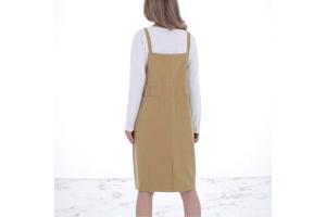 Cashual jurk beige one size