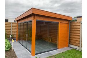 NIEUW Modern houten Blokhut G4434