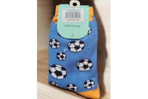 Sokken - print - design - maat 33-38 – voetbal – multicolor