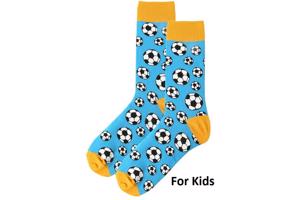 Sokken - print - design - maat 33-38 – voetbal – multicolor