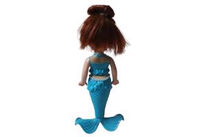 Mermaid zeemeermin pop blauw 18cm