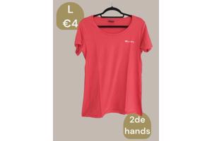 Champion stretchy t-shirt roze L