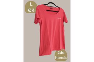 Champion stretchy t-shirt roze L