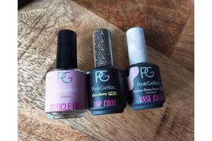 Compleet set pink gellac