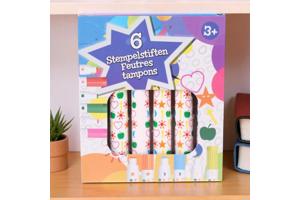 Stempel stiften set 13 Cm 6 Stuks
