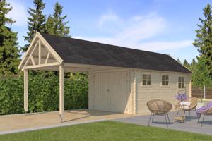 NIEUW Carport-garage 3611EXT
