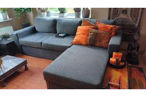 Donkergrijze Hoekbank