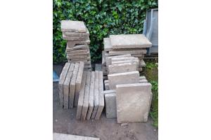 Betontegels 60x40x6 en 30x30x4